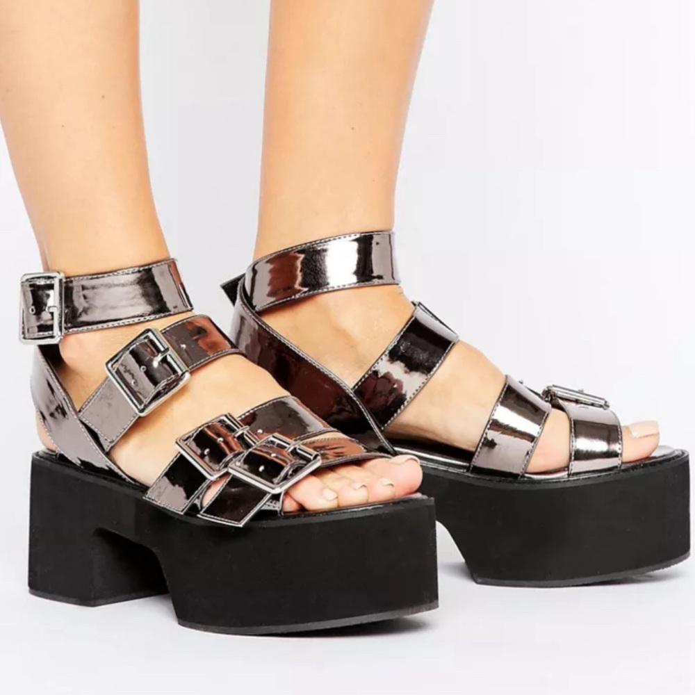 ASOS Buckle Platform Sandals